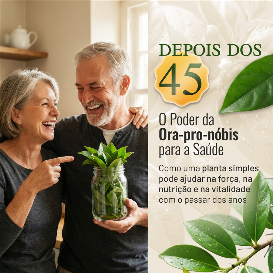 Depois dos 45 - O Poder da Ora-pro-nóbis para Sua Saúde